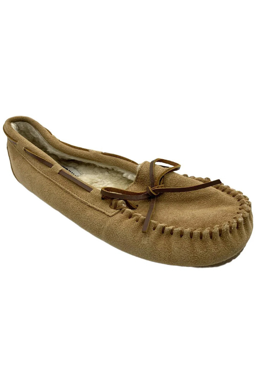 Minnetonka Women's Britt Trapper Slipper Tan - Medium